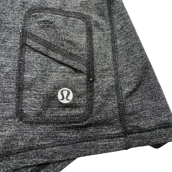 Lululemon Run Wild Short Sleeve Reflective Athletic Shirt Black Gray Size 4 - Picture 9 of 12